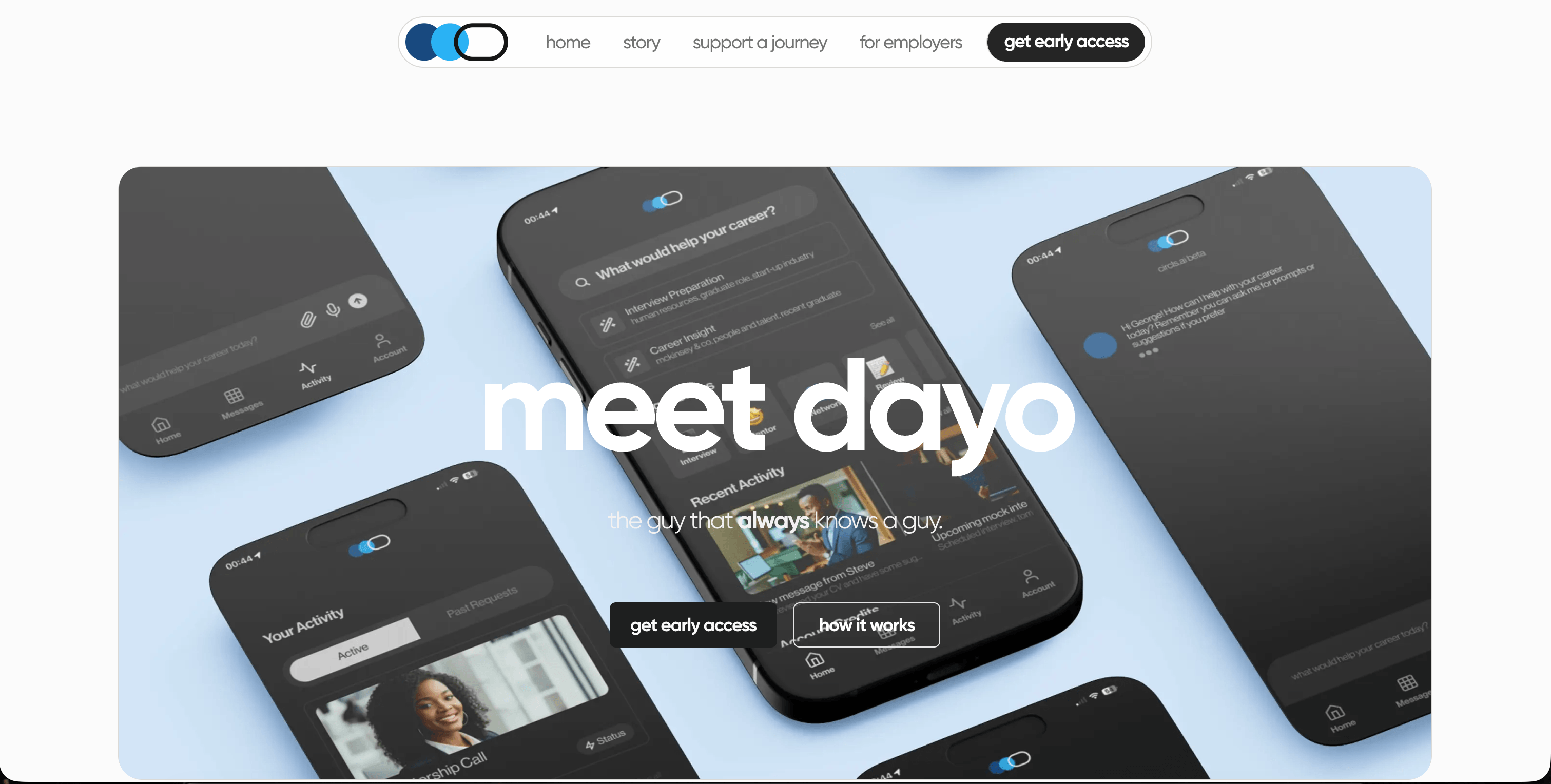 Meetdayo landing preview